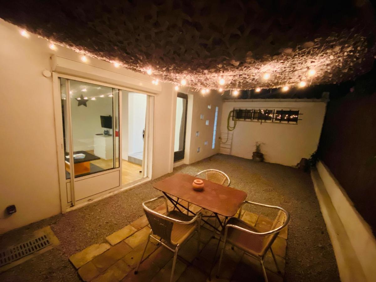 Grand Studio De 38M2 Et Cour Independante De 25M2 Dont Wifi Et Netflix Apartment Montpellier Ngoại thất bức ảnh